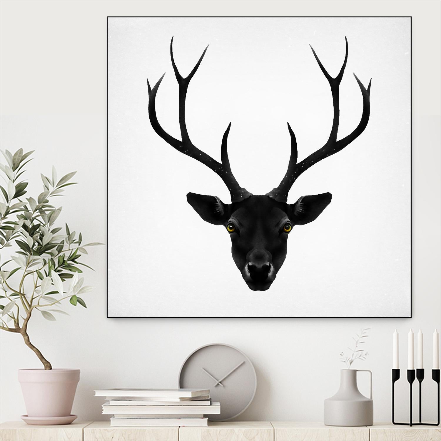 The Black Deer by Ruben Ireland on GIANT ART - black men and women