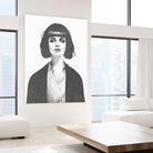 Mrs Mia Wallace by Ruben Ireland on GIANT ART - black men and women