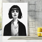 Mrs Mia Wallace by Ruben Ireland on GIANT ART - black men and women