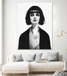 Mrs Mia Wallace by Ruben Ireland on GIANT ART - black men and women