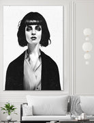 Mrs Mia Wallace by Ruben Ireland on GIANT ART - black men and women