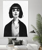 Mrs Mia Wallace by Ruben Ireland on GIANT ART - black men and women