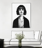 Mrs Mia Wallace by Ruben Ireland on GIANT ART - black men and women