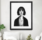 Mrs Mia Wallace by Ruben Ireland on GIANT ART - black men and women