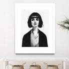 Mrs Mia Wallace by Ruben Ireland on GIANT ART - black men and women