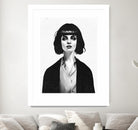 Mrs Mia Wallace by Ruben Ireland on GIANT ART - black men and women