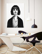 Mrs Mia Wallace by Ruben Ireland on GIANT ART - black men and women
