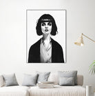 Mrs Mia Wallace by Ruben Ireland on GIANT ART - black men and women