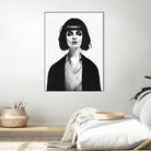 Mrs Mia Wallace by Ruben Ireland on GIANT ART - black men and women