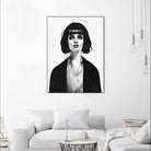 Mrs Mia Wallace by Ruben Ireland on GIANT ART - black men and women