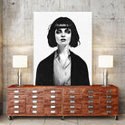 Mrs Mia Wallace by Ruben Ireland on GIANT ART - black men and women