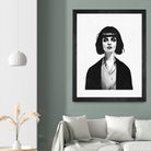 Mrs Mia Wallace by Ruben Ireland on GIANT ART - black men and women