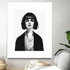 Mrs Mia Wallace by Ruben Ireland on GIANT ART - black men and women