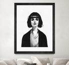 Mrs Mia Wallace by Ruben Ireland on GIANT ART - black men and women