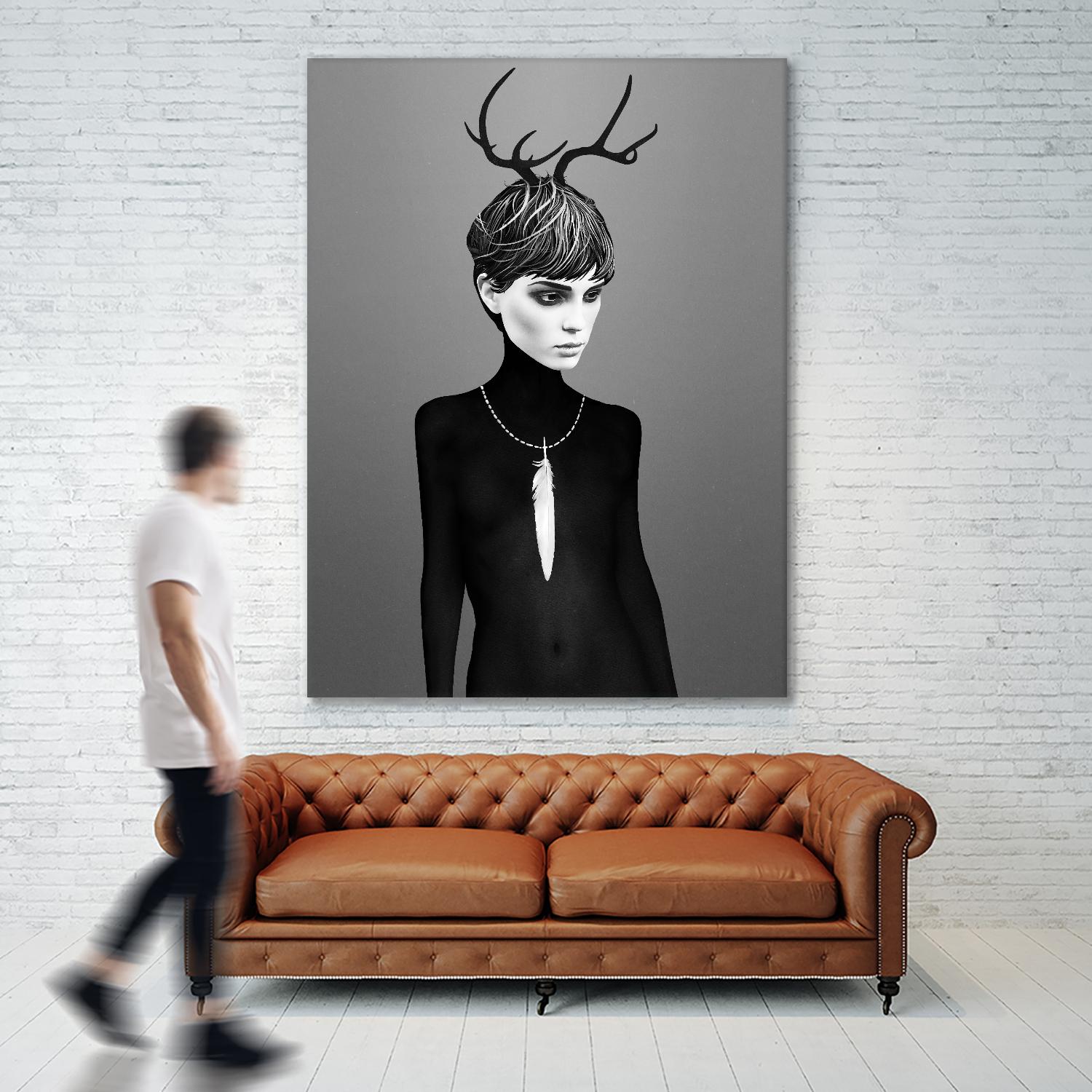 The Cold by Ruben Ireland on GIANT ART - black men and women