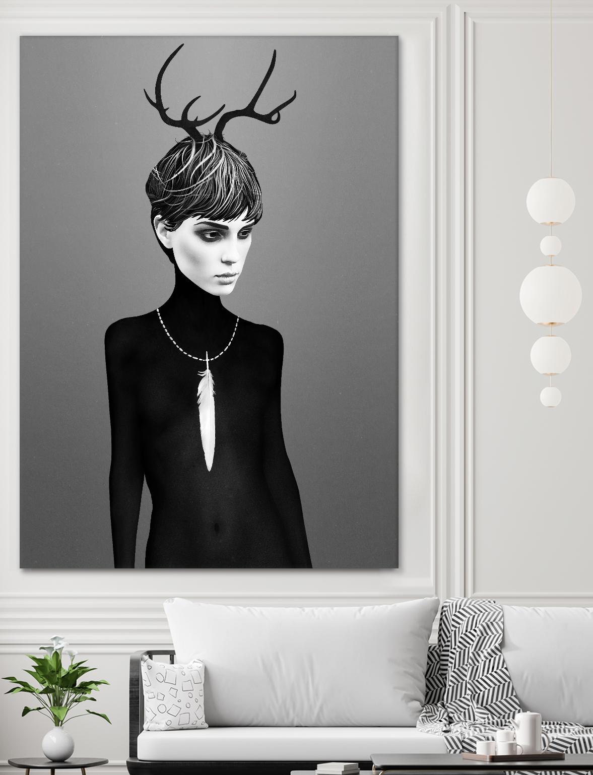 The Cold by Ruben Ireland on GIANT ART - black men and women