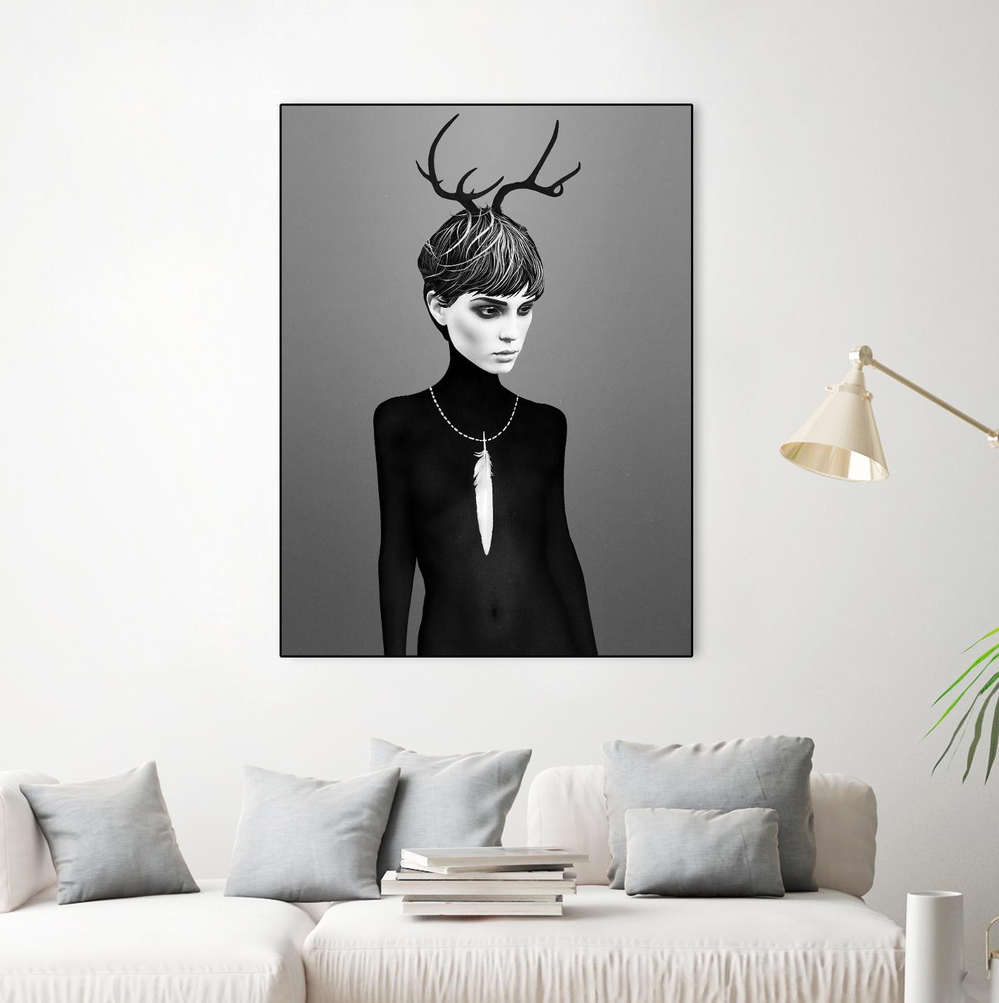 The Cold by Ruben Ireland on GIANT ART - black men and women