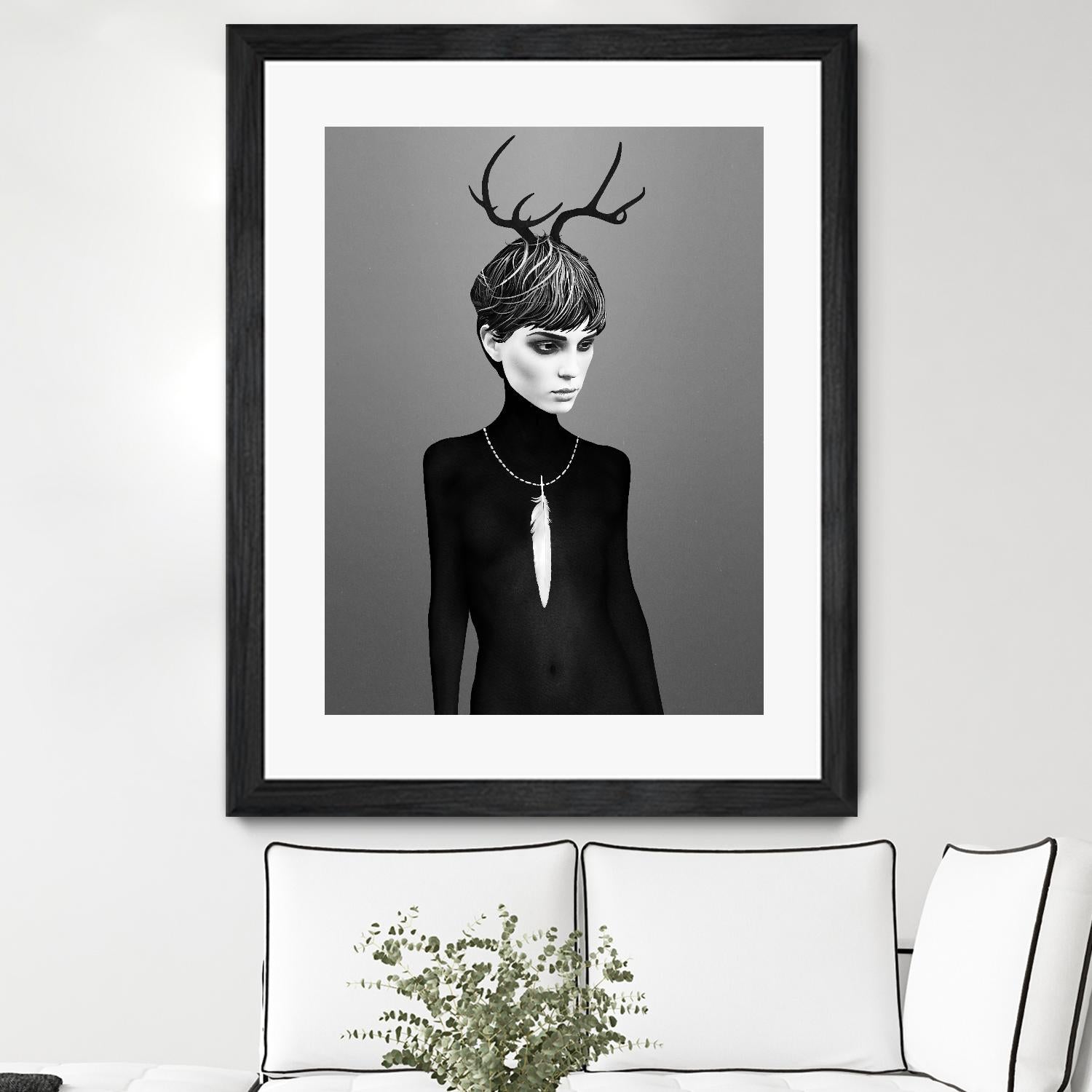 The Cold by Ruben Ireland on GIANT ART - black men and women