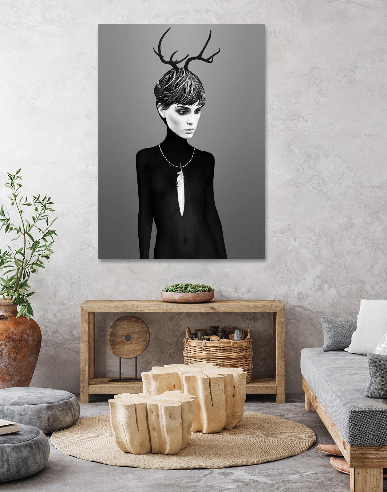 The Cold by Ruben Ireland on GIANT ART - black men and women