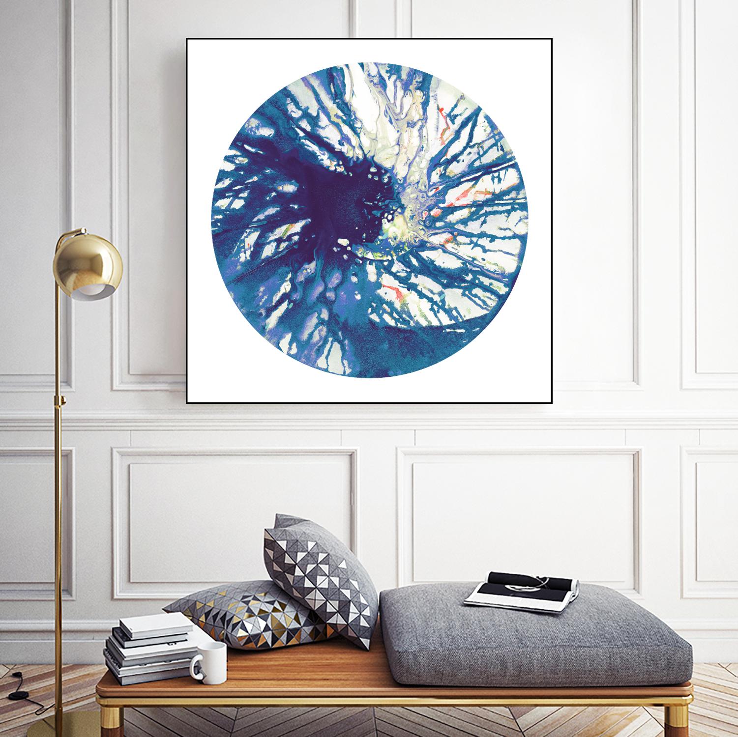 Spin Art 24 by Kyle Goderwis on GIANT ART - pink abstract