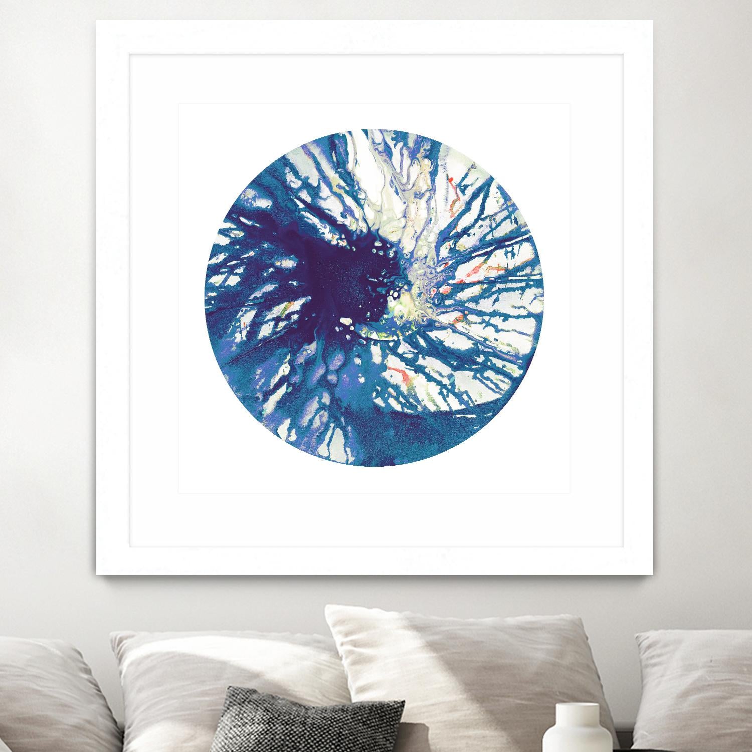 Spin Art 24 by Kyle Goderwis on GIANT ART - pink abstract