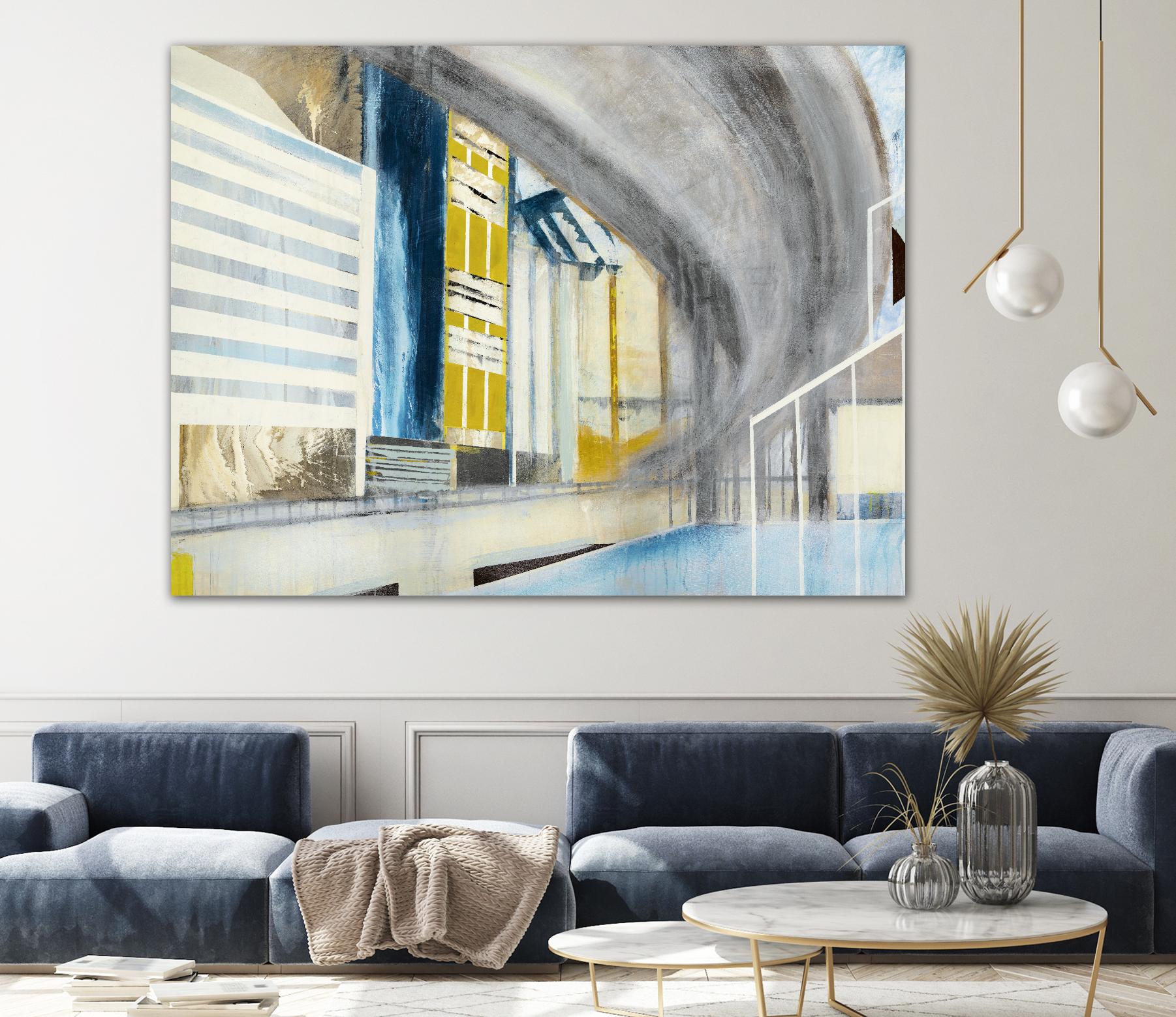 Overpass 2 by Kyle Goderwis on GIANT ART - grey city scene
