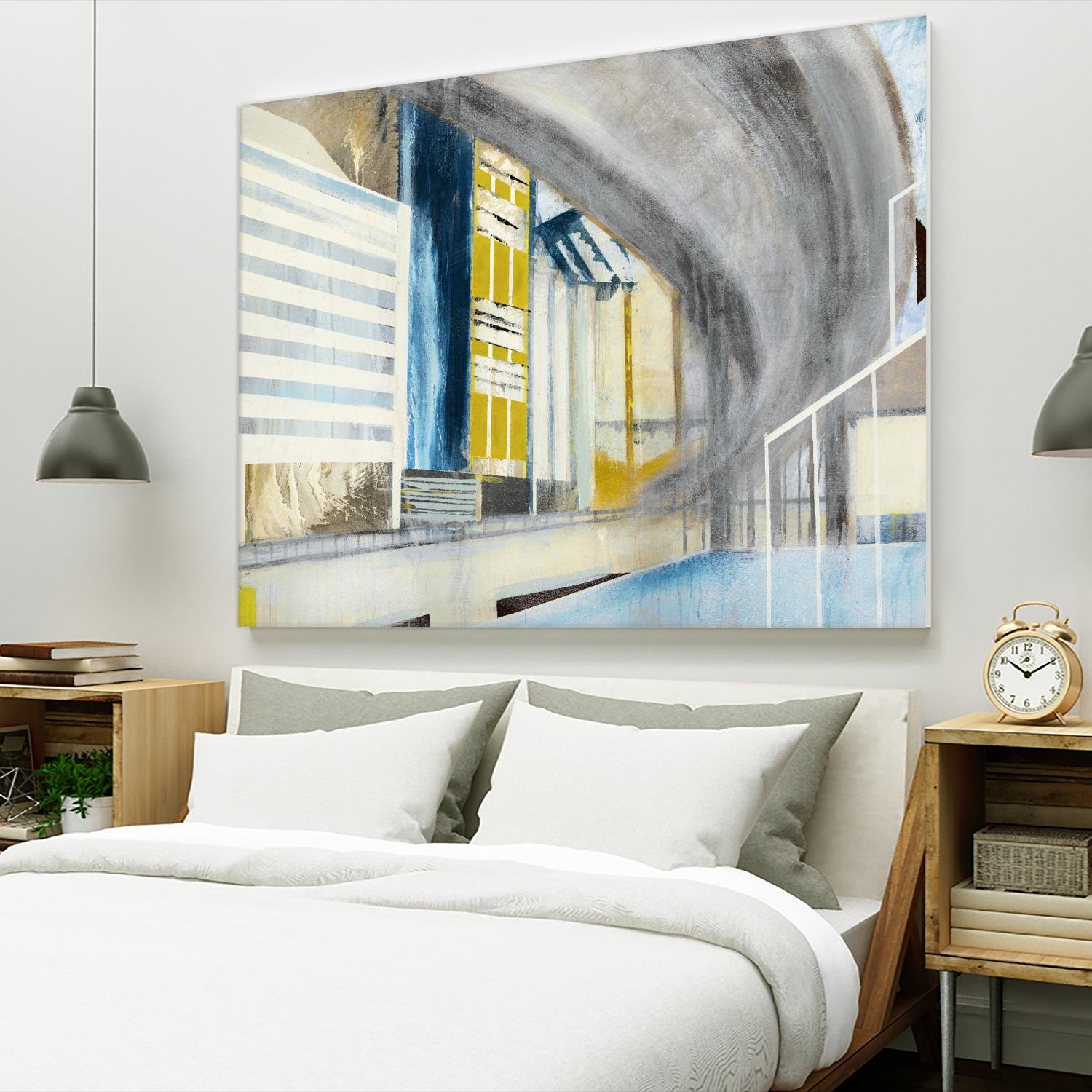 Overpass 2 by Kyle Goderwis on GIANT ART - grey city scene