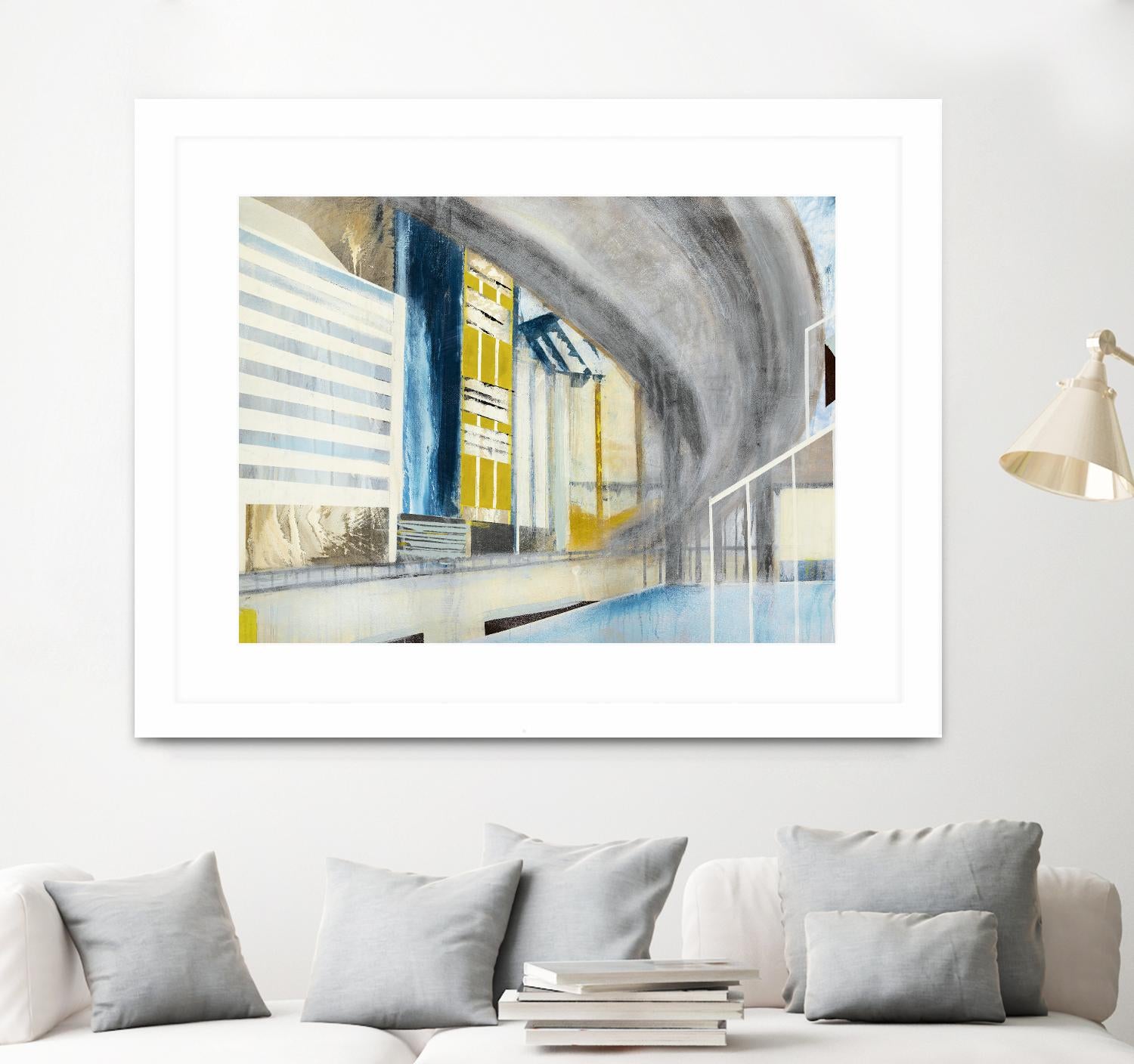 Overpass 2 by Kyle Goderwis on GIANT ART - grey city scene