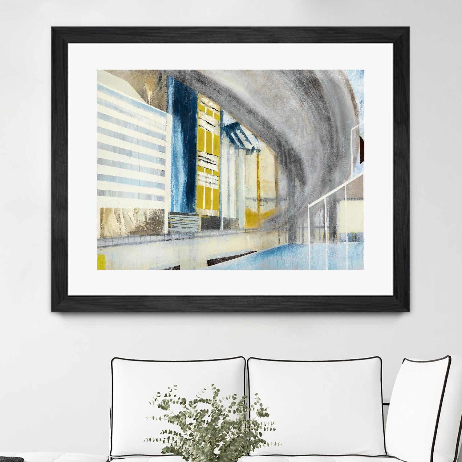 Overpass 2 by Kyle Goderwis on GIANT ART - grey city scene