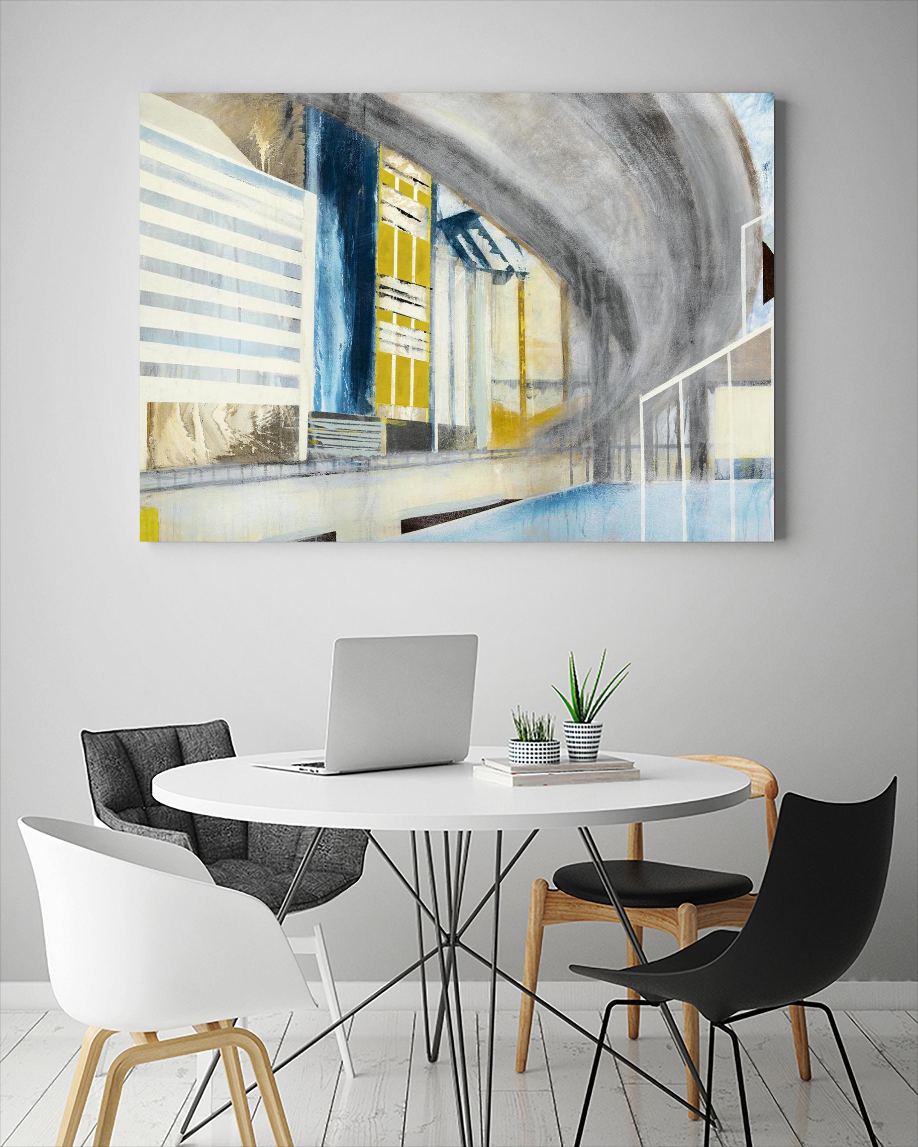 Overpass 2 by Kyle Goderwis on GIANT ART - grey city scene