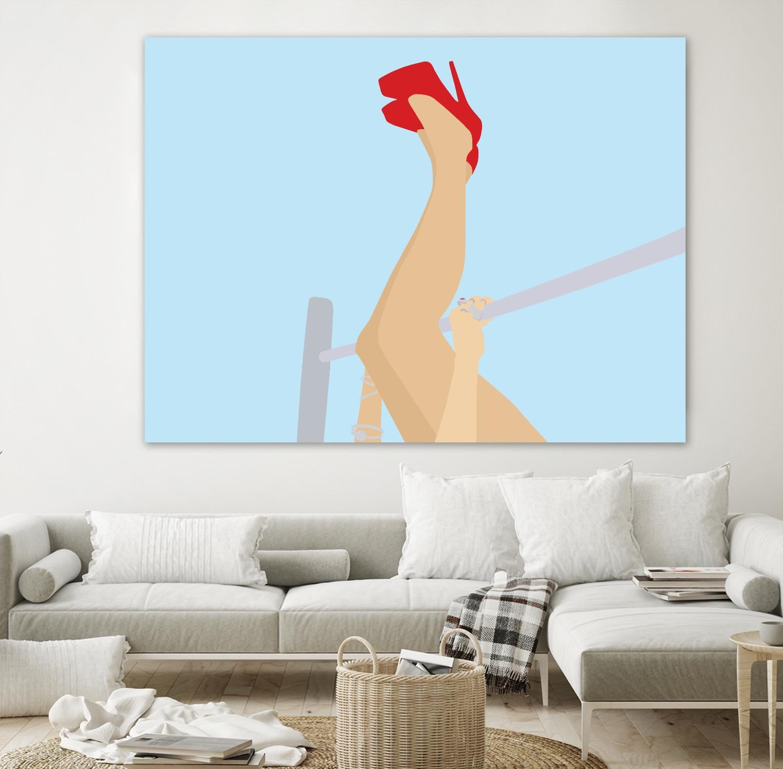 Head Over Heels by Eric Scheib on GIANT ART - grey contemporary