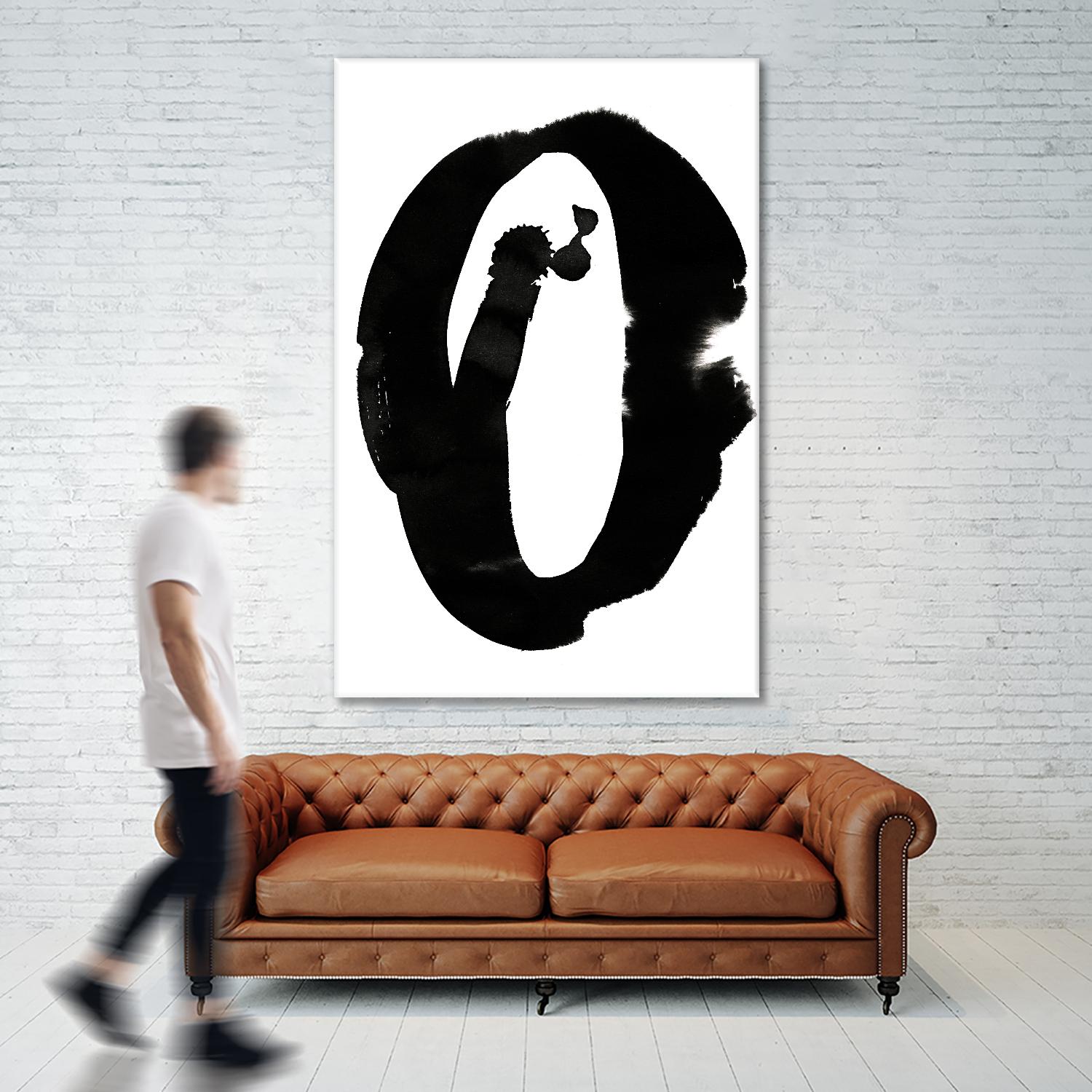 Composition in Black and White 3 by THE Studio on GIANT ART - white abstract