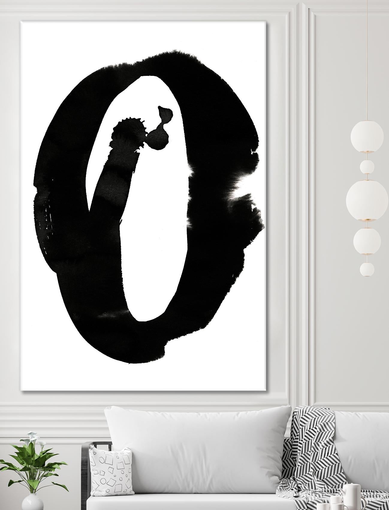 Composition in Black and White 3 by THE Studio on GIANT ART - white abstract