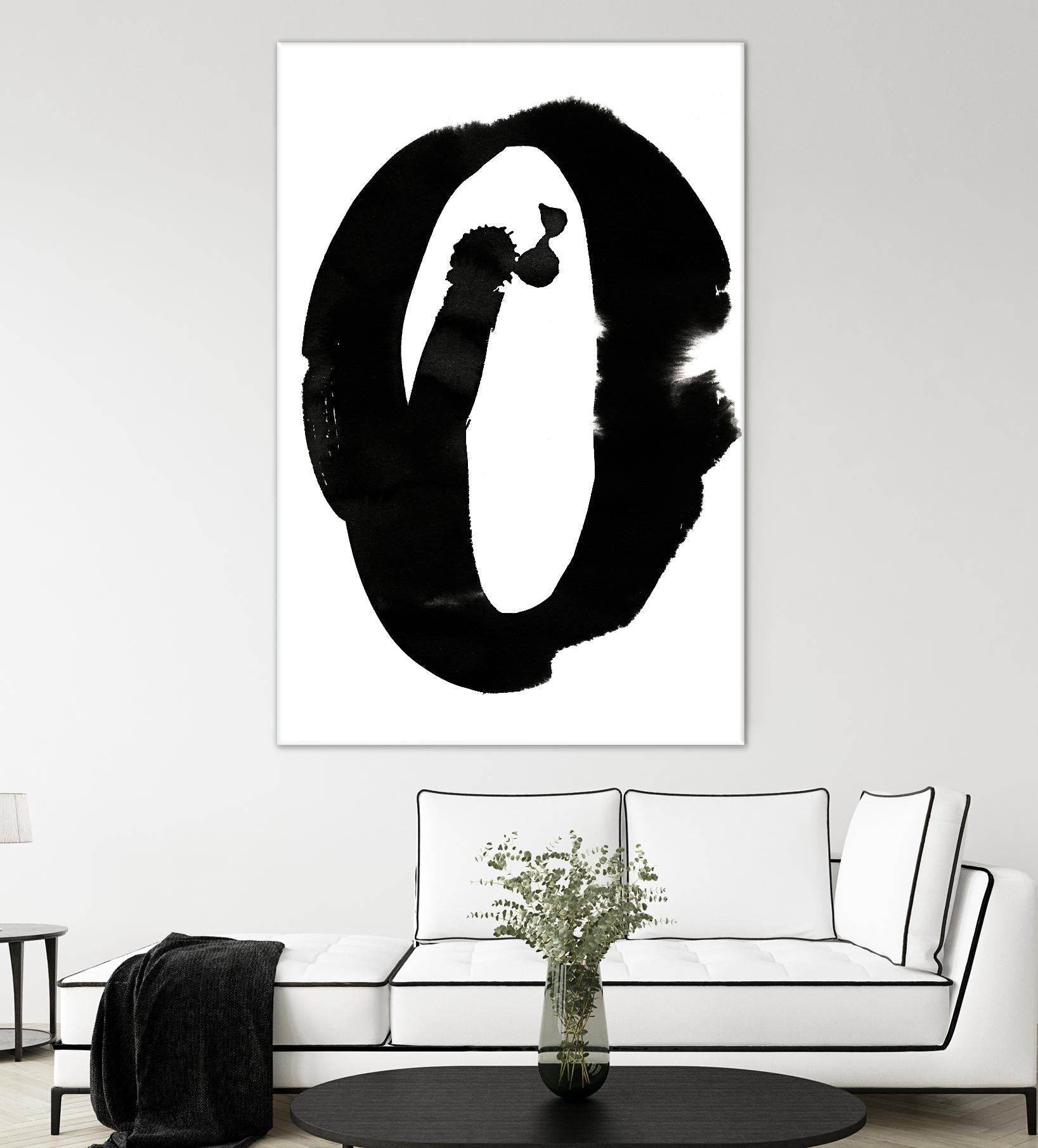 Composition in Black and White 3 by THE Studio on GIANT ART - white abstract