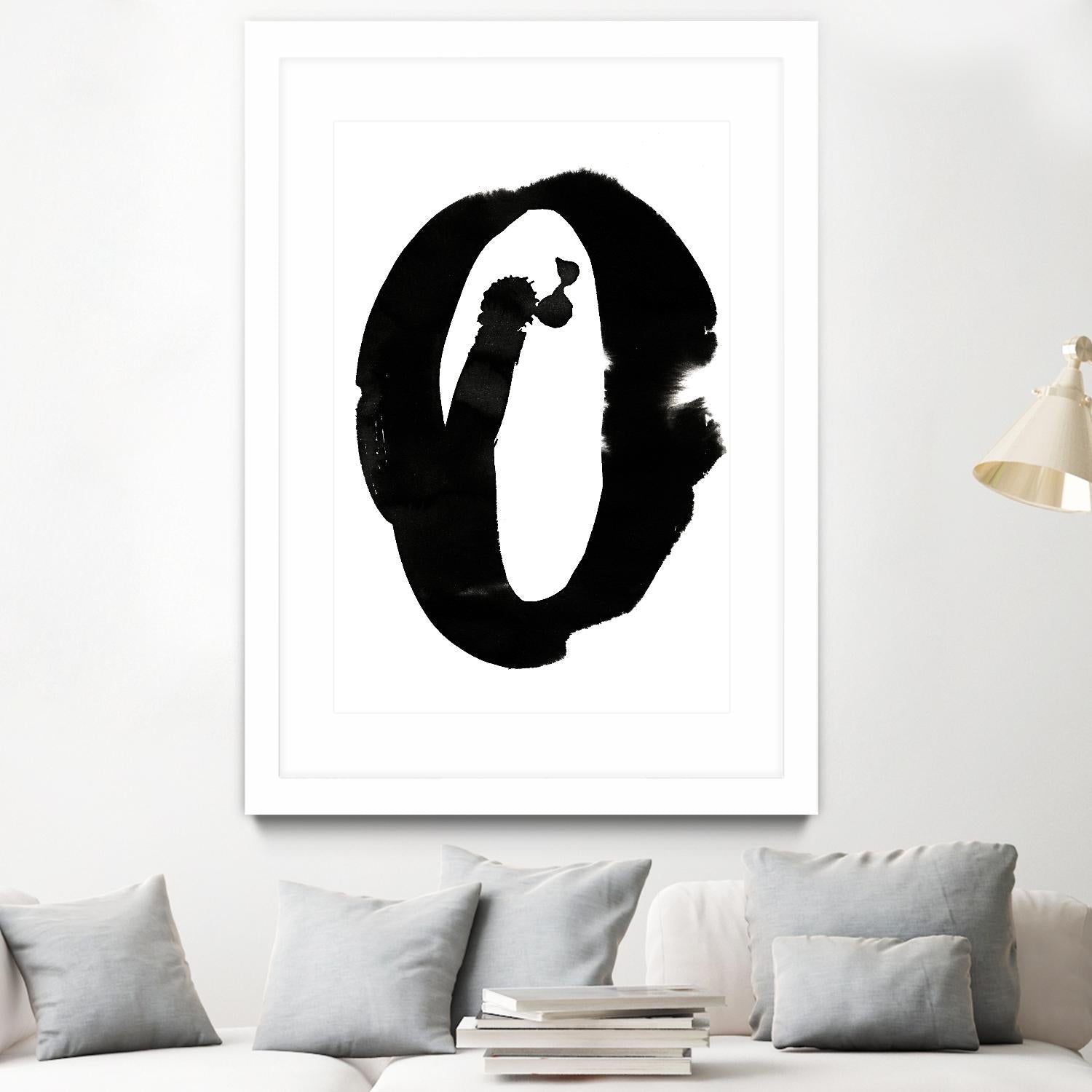 Composition in Black and White 3 by THE Studio on GIANT ART - white abstract