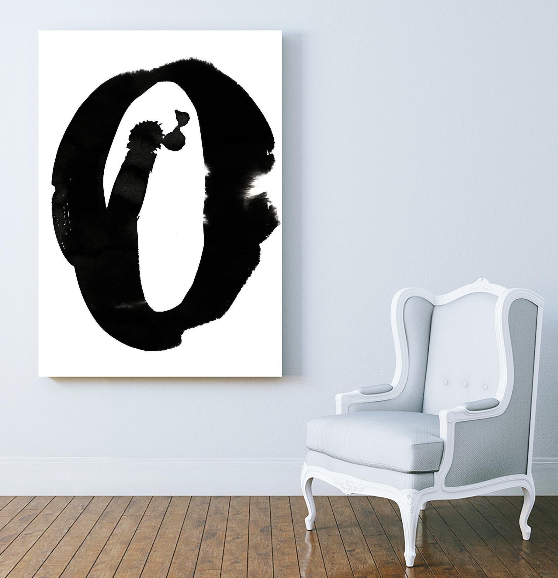 Composition in Black and White 3 by THE Studio on GIANT ART - white abstract