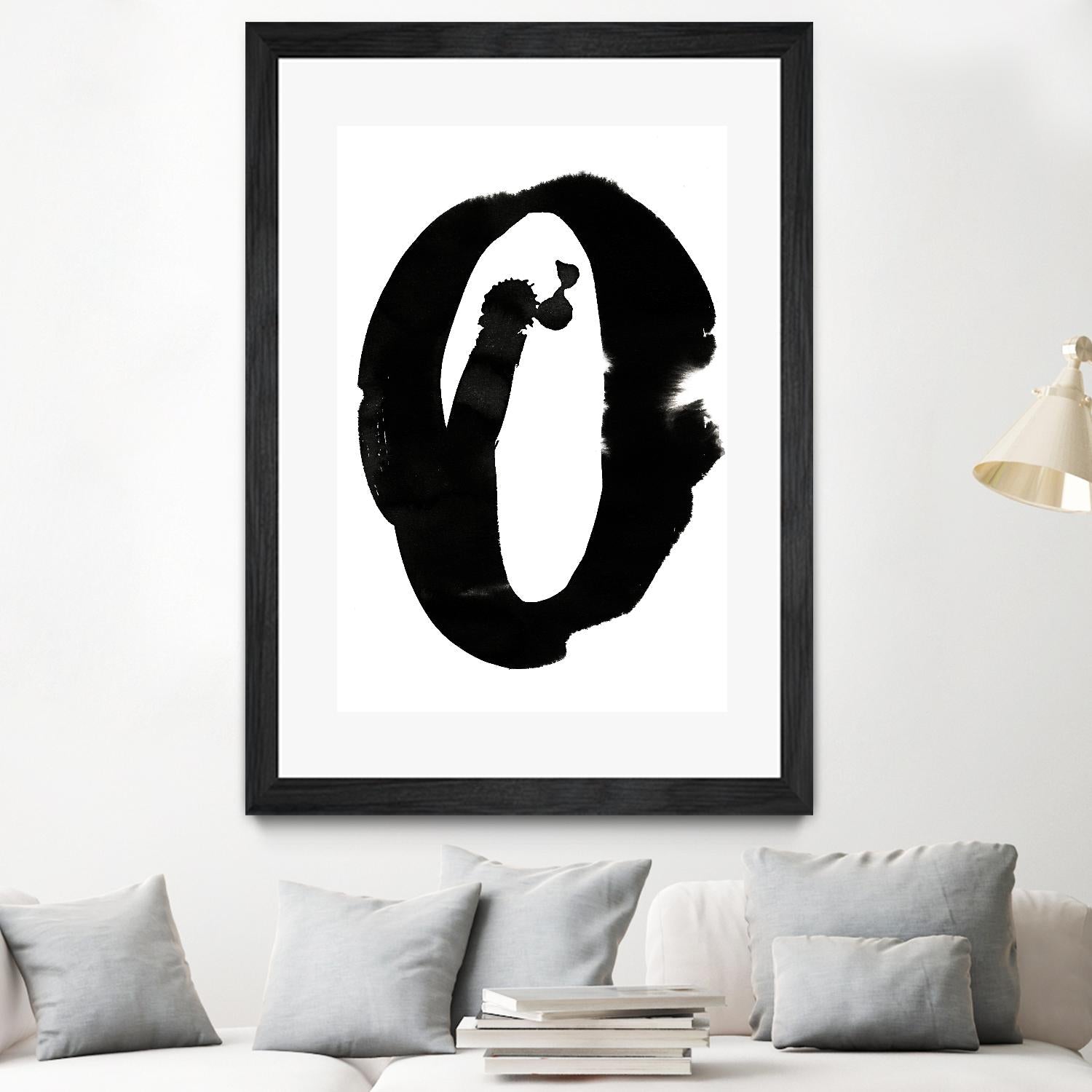 Composition in Black and White 3 by THE Studio on GIANT ART - white abstract