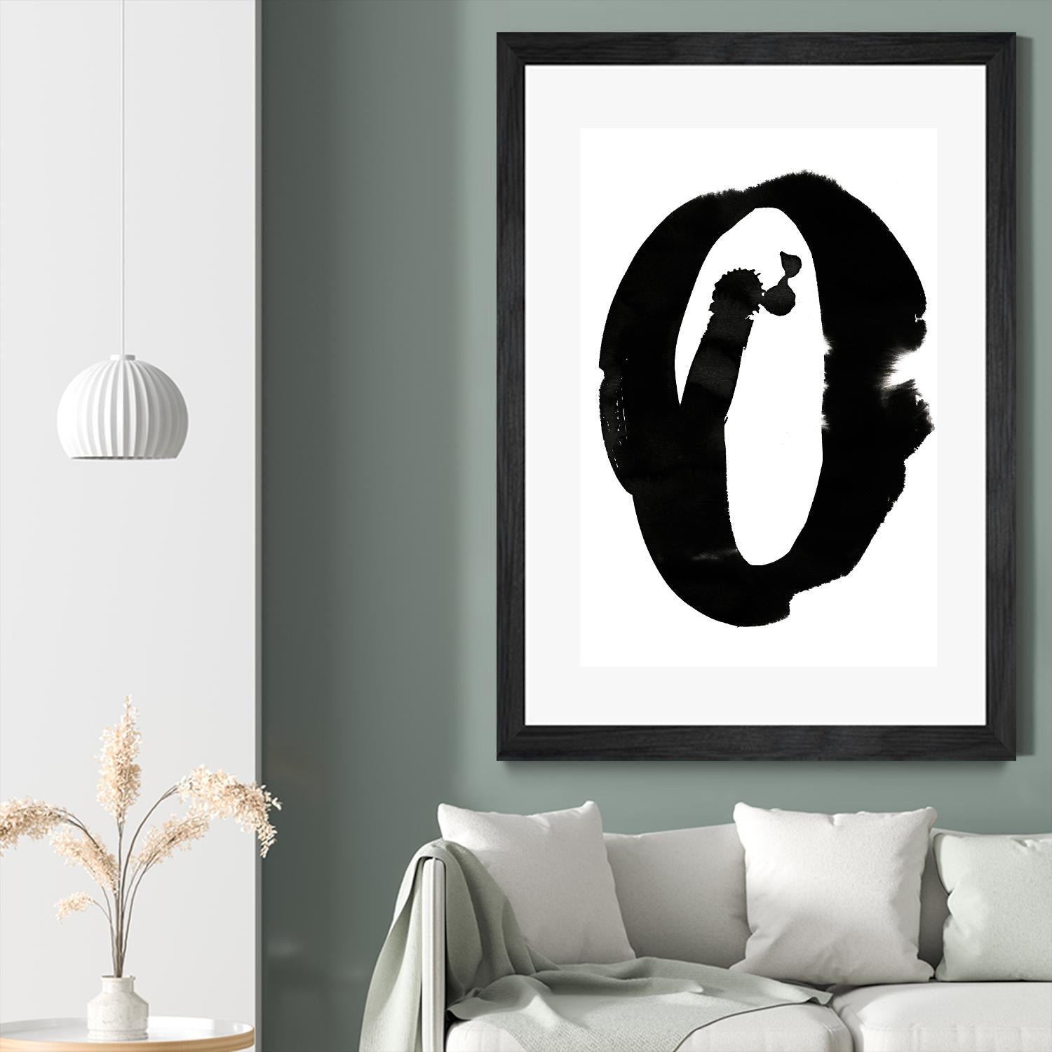 Composition in Black and White 3 by THE Studio on GIANT ART - white abstract