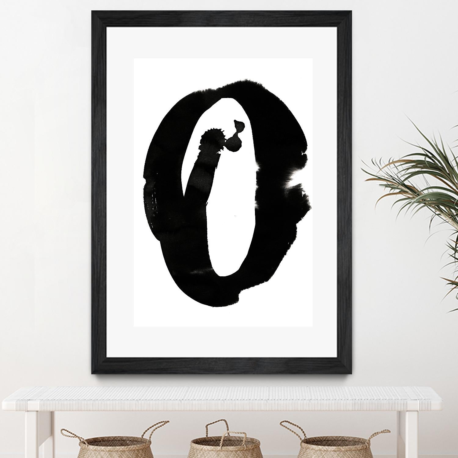 Composition in Black and White 3 by THE Studio on GIANT ART - white abstract