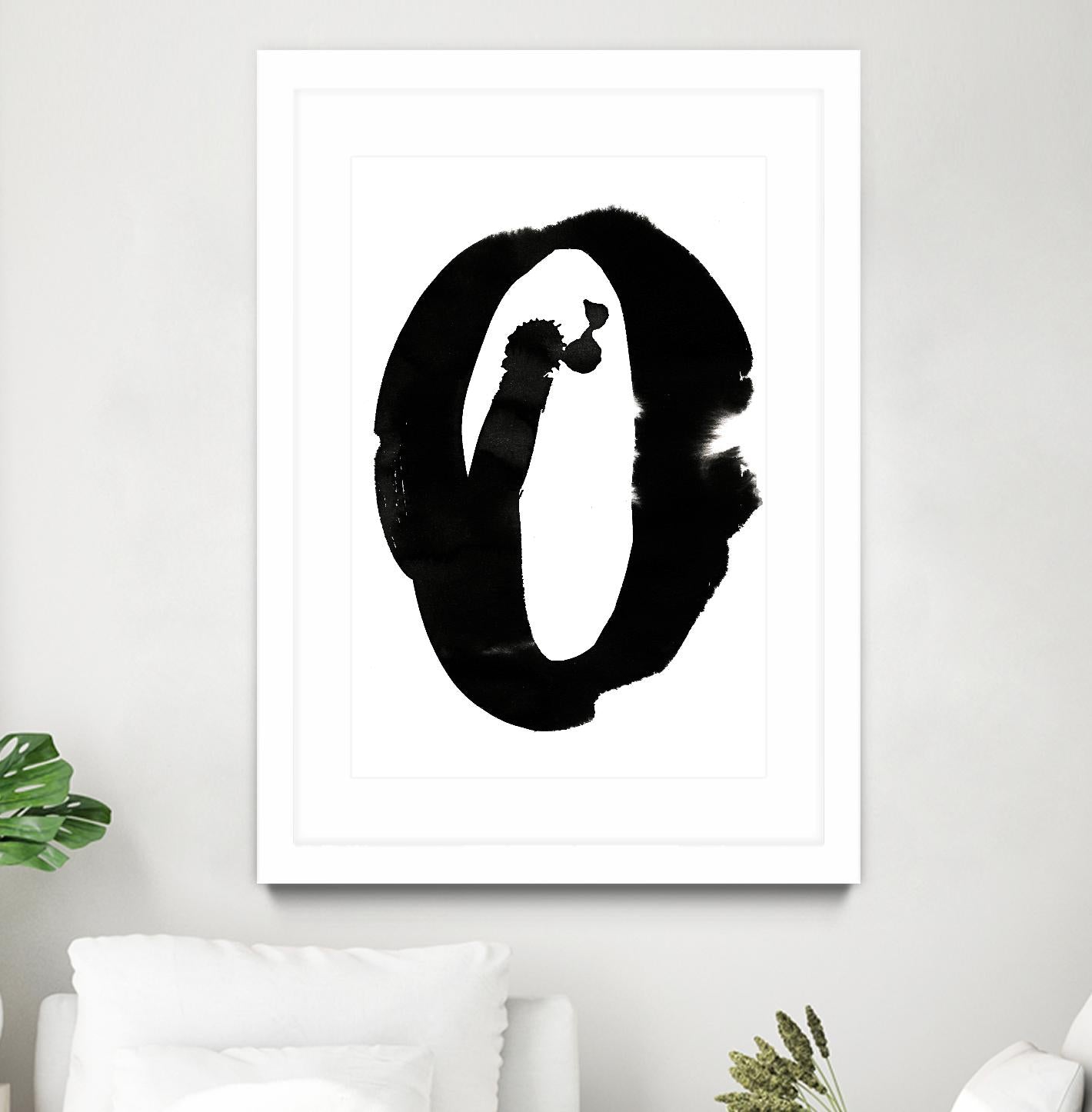 Composition in Black and White 3 by THE Studio on GIANT ART - white abstract