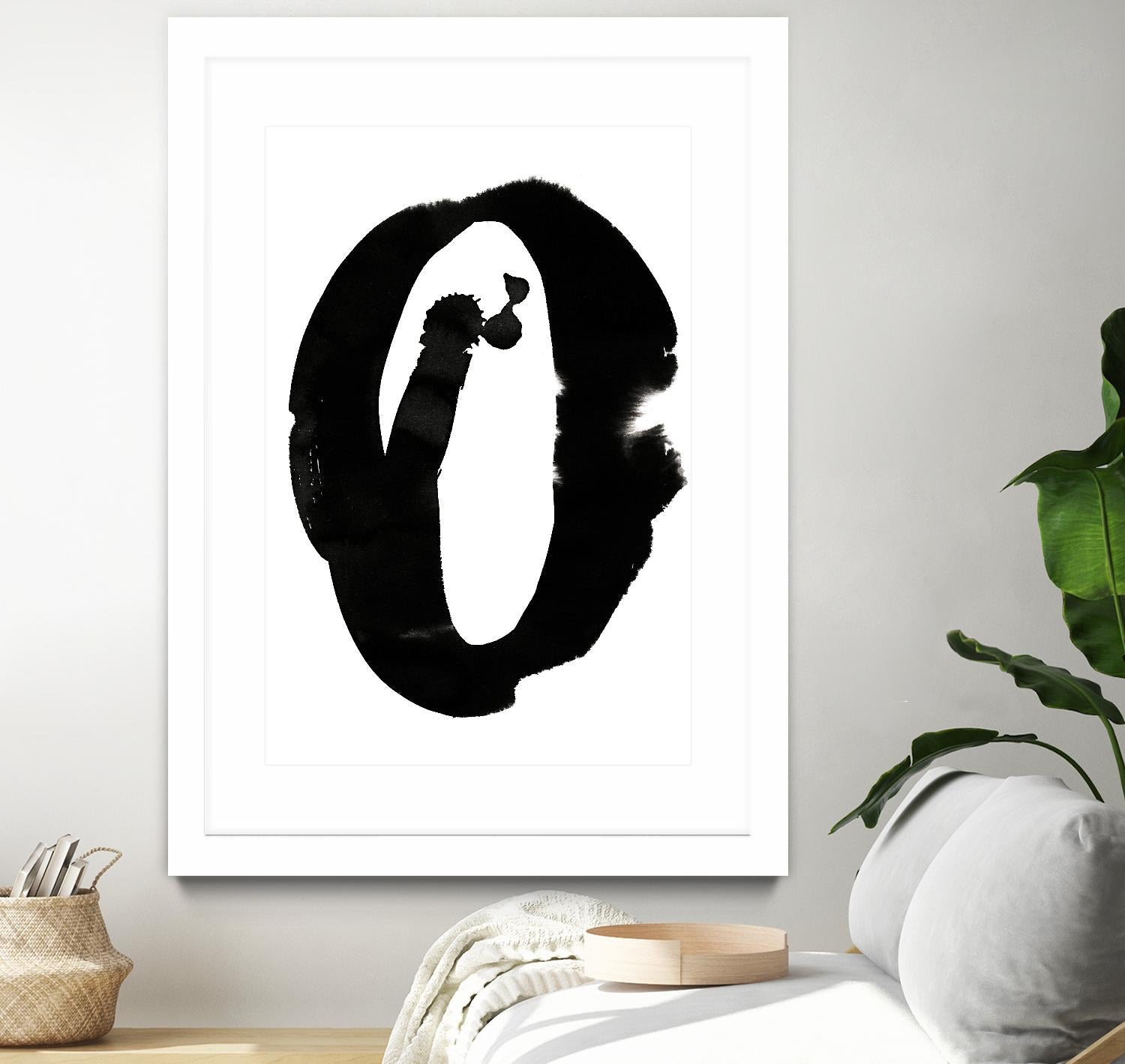 Composition in Black and White 3 by THE Studio on GIANT ART - white abstract