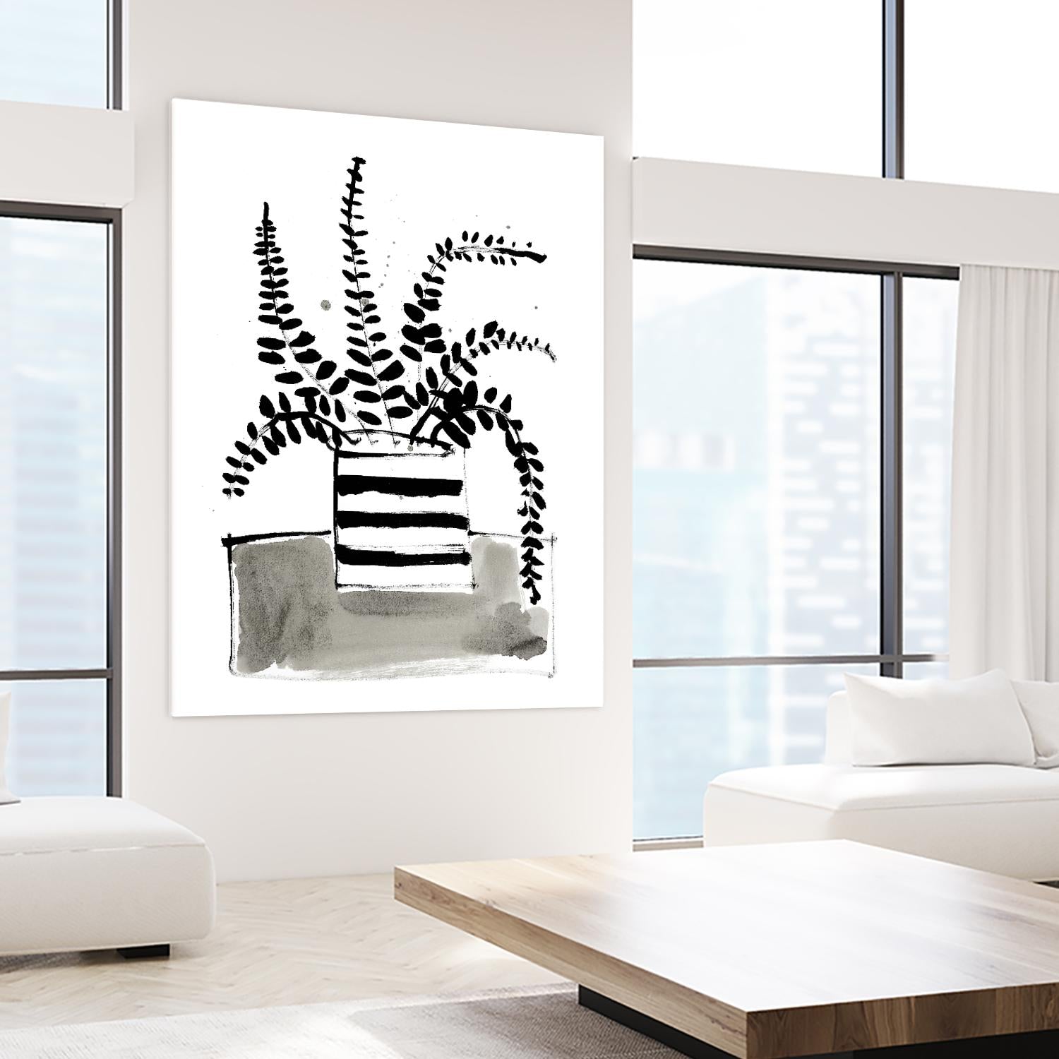 Fresh Flowers 2 by PC Ngo on GIANT ART - black still life