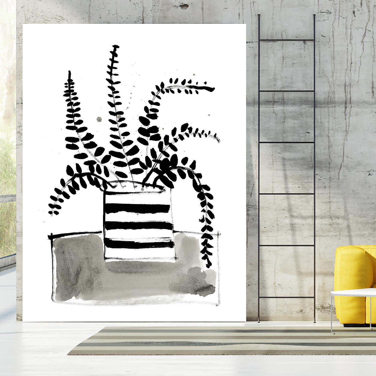 Fresh Flowers 2 by PC Ngo on GIANT ART - black still life