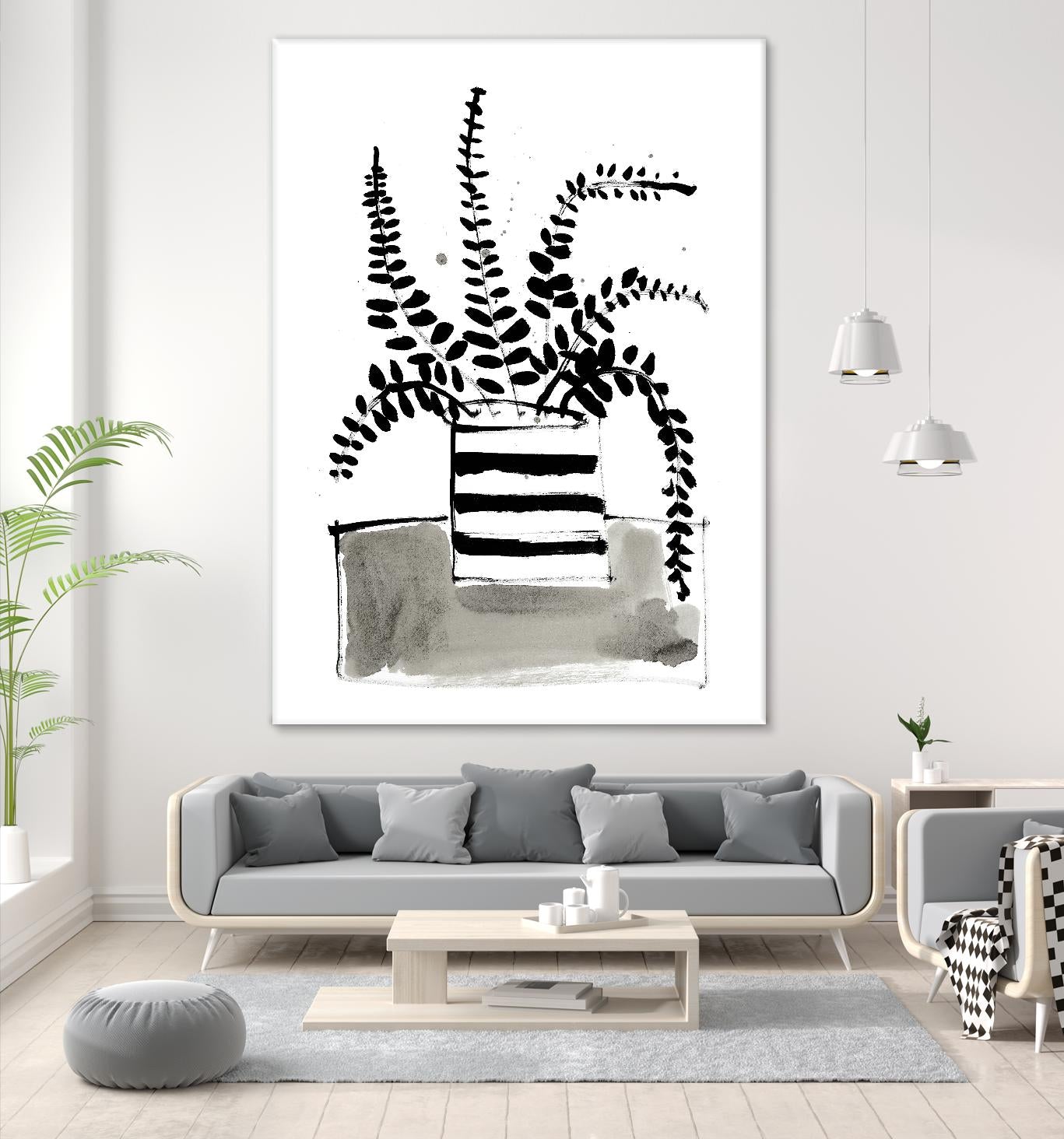 Fresh Flowers 2 by PC Ngo on GIANT ART - black still life