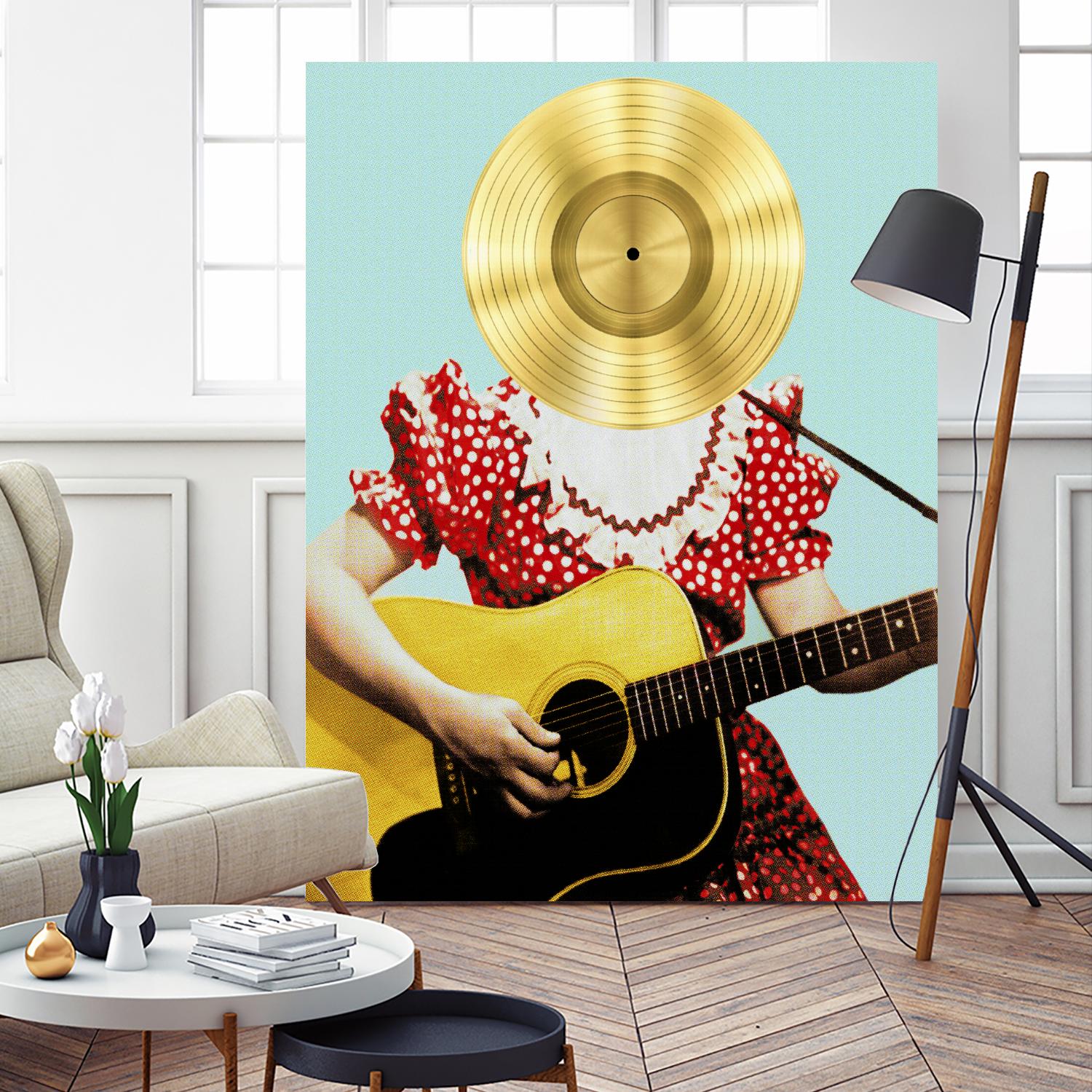Country Western Gal by DavidJordan Williams on GIANT ART - red contemporary