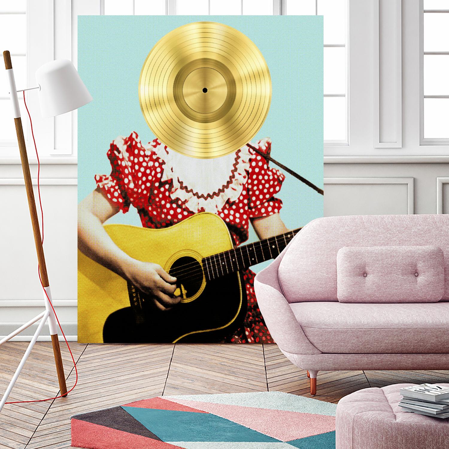 Country Western Gal by DavidJordan Williams on GIANT ART - red contemporary