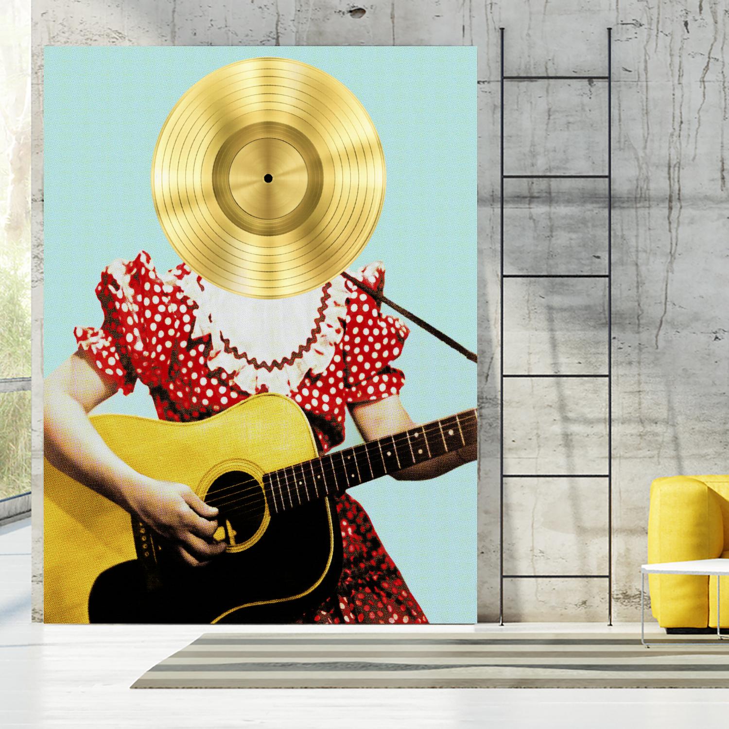 Country Western Gal by DavidJordan Williams on GIANT ART - red contemporary