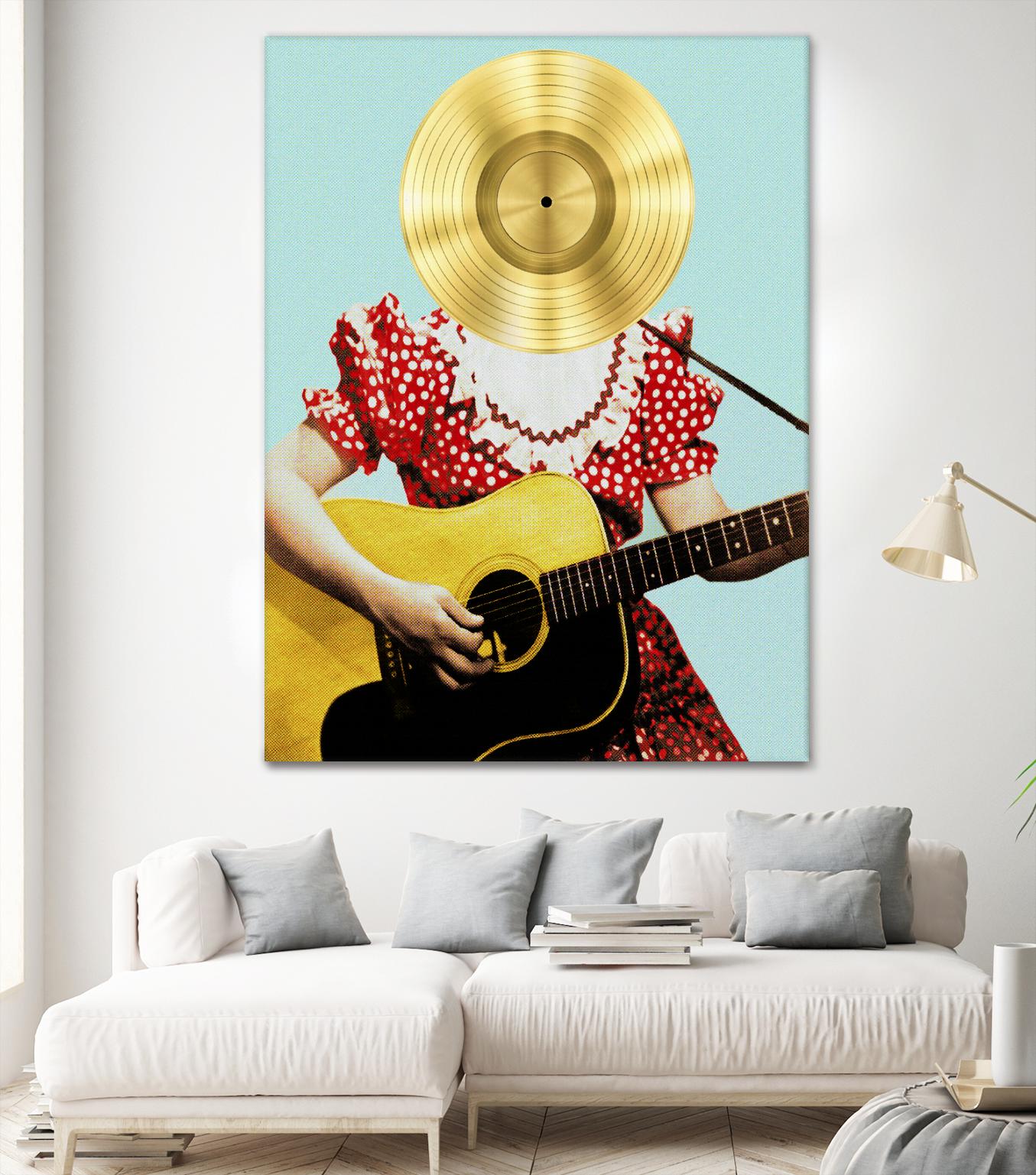 Country Western Gal by DavidJordan Williams on GIANT ART - red contemporary