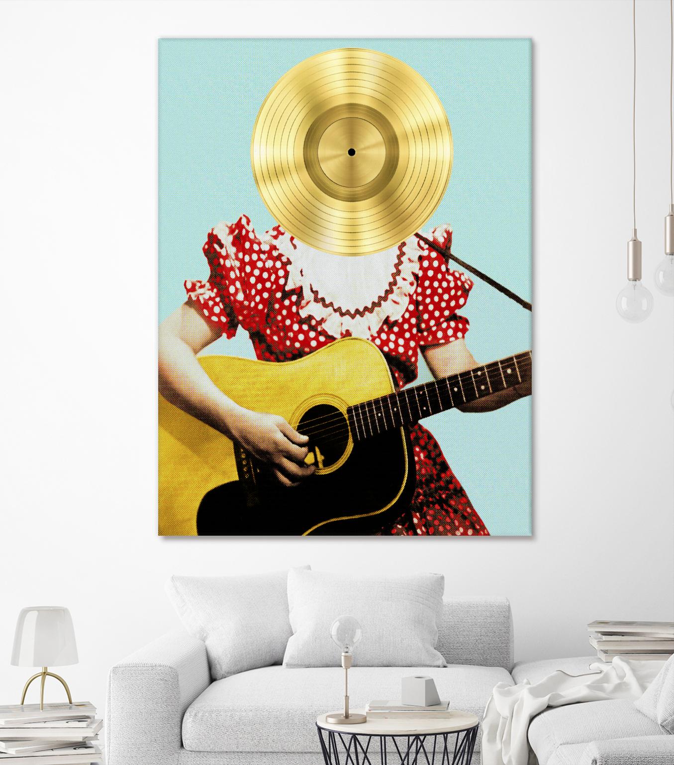 Country Western Gal by DavidJordan Williams on GIANT ART - red contemporary