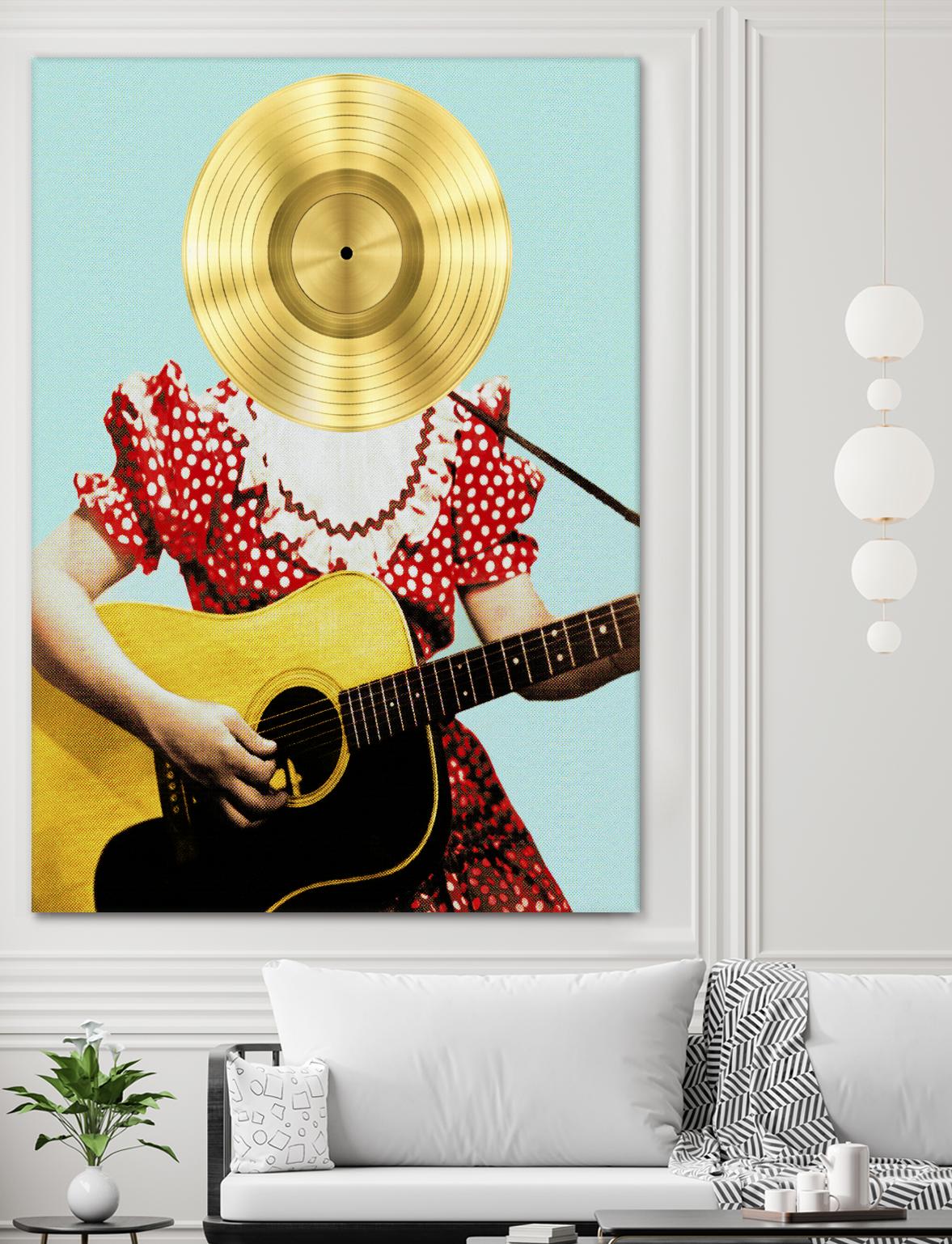 Country Western Gal by DavidJordan Williams on GIANT ART - red contemporary